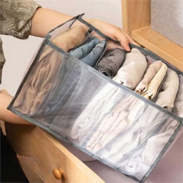 옷장서랍정리 옷정리칸막이 바지수납함 장롱수납 - 상품 이미지