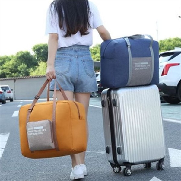 대용량 여행용 보스턴 백 접이식 캐리어 보조 가방 휴대용 폴딩 - 상세 이미지 2