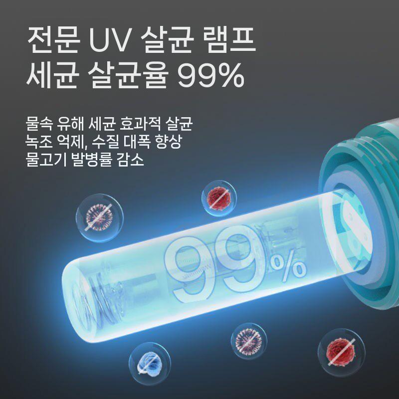 UV 수족관 램프 자외선 살균기 녹조 연못 어항 3와트 - 상세 이미지 3
