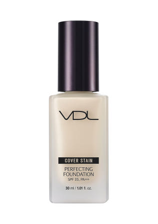 (최신제조)VDL 커버 스테인 퍼펙팅 파운데이션 30ml V01(옐로우톤 17호)_OY6097