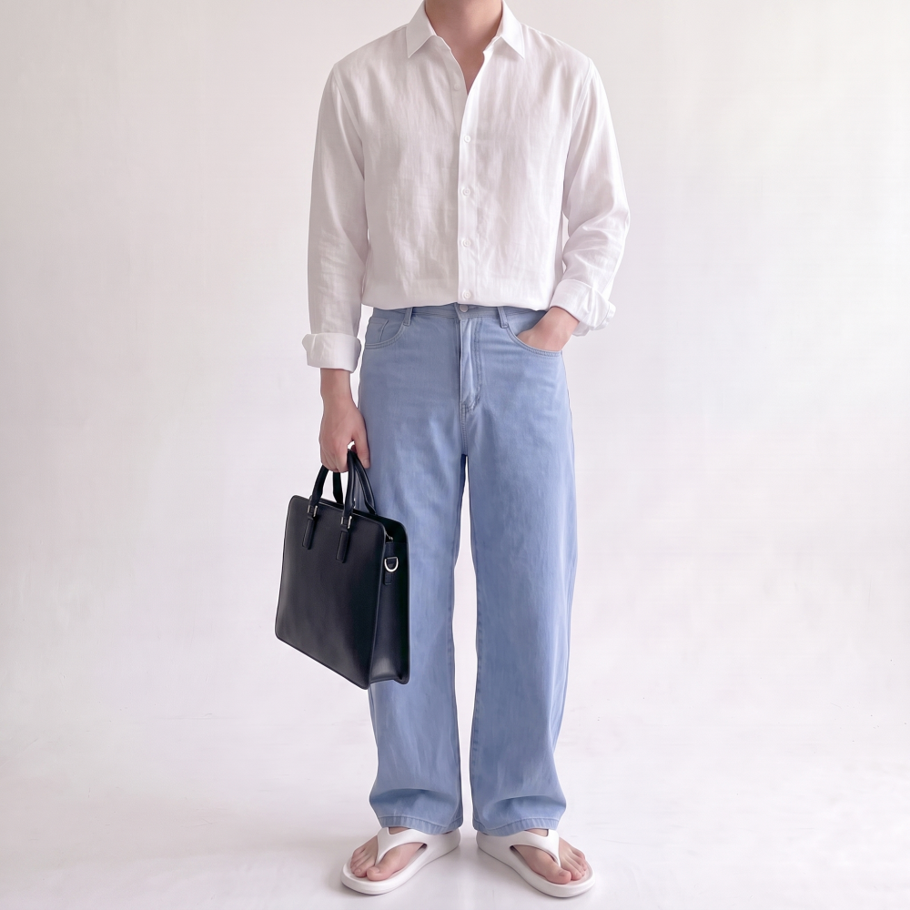 1+1 쿨데님 냉감청바지 아이스청바지 이미지 7