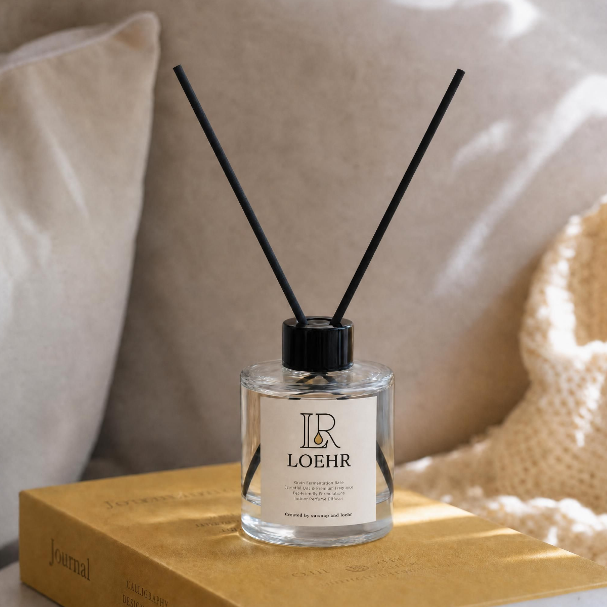 LOEHR 로에르센트 실내 디퓨저 벨벳블러썸(구름 비누향), 160ml, 1개 - 상품 이미지