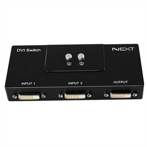 컴퓨터 dvi 선택기 2포트 모니터 dvi 스위치 무전원 전환기 포트 - 상세 이미지 2