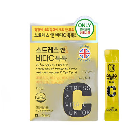 (최신제조) 한삼인 스트레스 앤 비타C 톡톡 30포(1개월분)_OY365