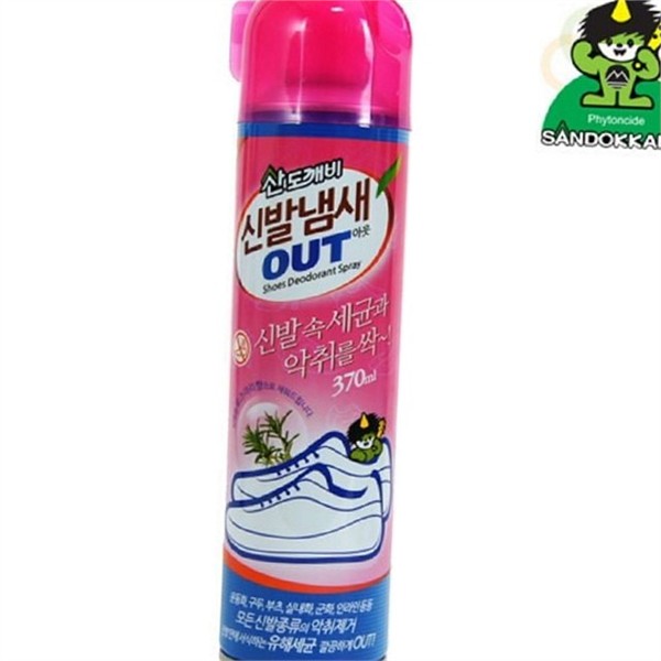 악취제거제 신발 발냄새 제거제 370ml 신발용 신발 탈취 스프레이 건조 - 상세 이미지 2