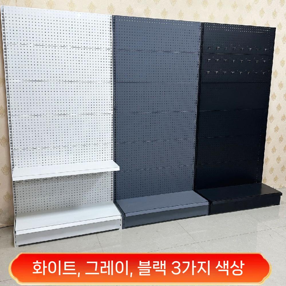 타공판 스탠드 페그보드 책상 철판 액세서리 사무실 선반 62x40x165CM - 상세 이미지 5