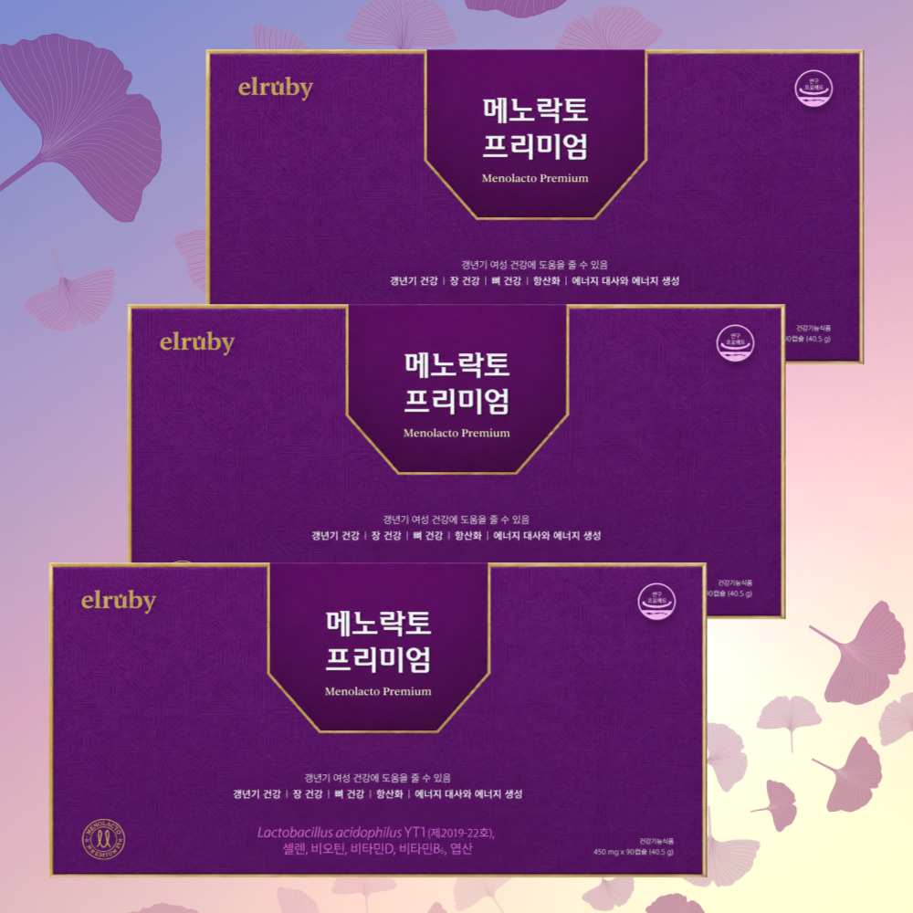 휴온스 메노락토 프리미엄 갱년기유산균 YT1 박미선 유산균 90캡슐 x 2박스 6개월분 - 상세 이미지 5