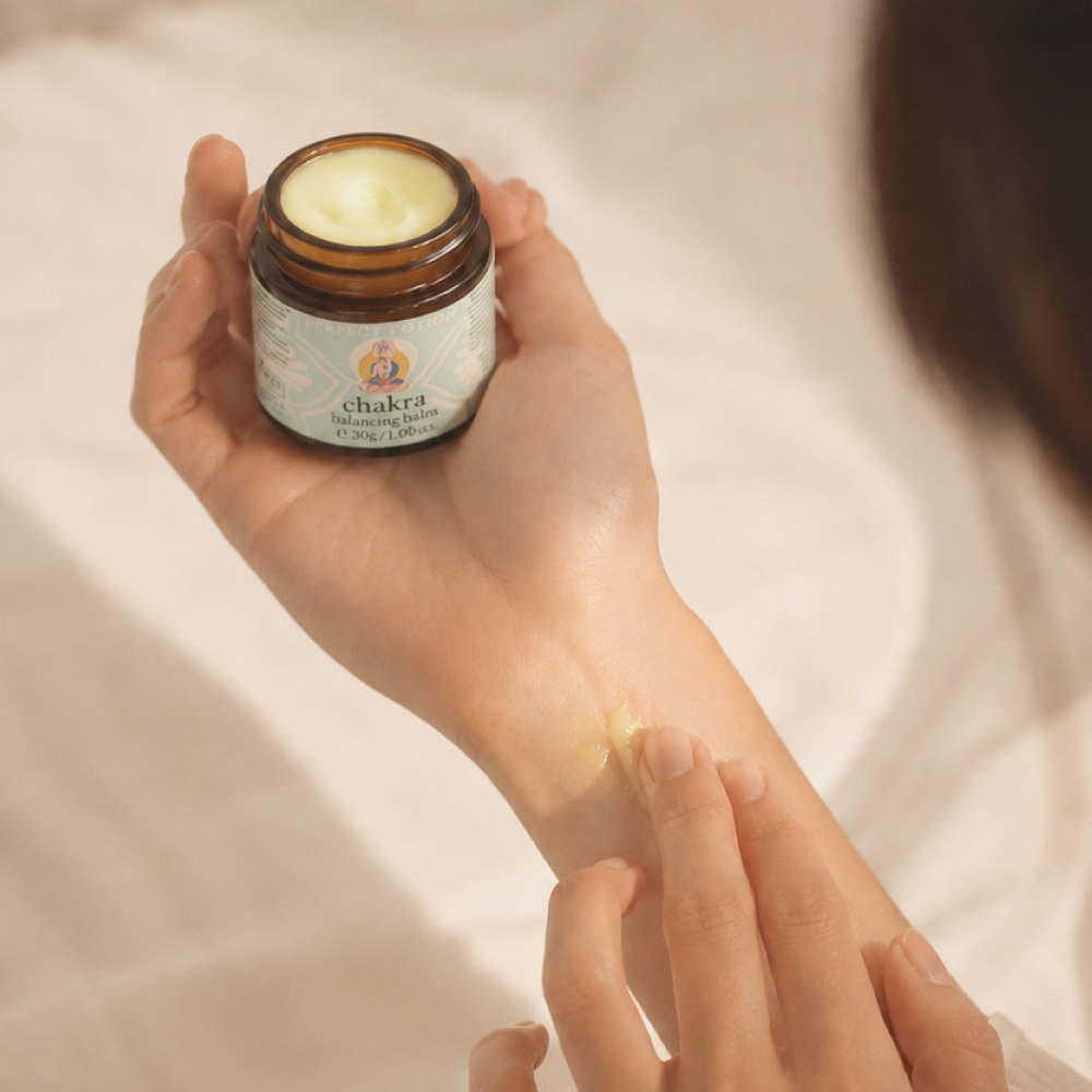 퍼펙트포션 차크라 고체향수 아로마 멀티밤 30g 샌달우드 허브향 - 상세 이미지 3