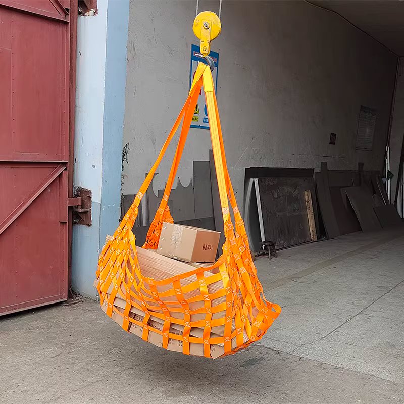 화물 하역용 그물 크레인 안전 용품 네트 그물망 공사장 하역망 300kg - 상세 이미지 2