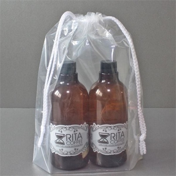 조리개 비닐 복주머니 100매40x50+5cm 더스트백 투명 복주머니 파우치 주머니 - 상세 이미지 2
