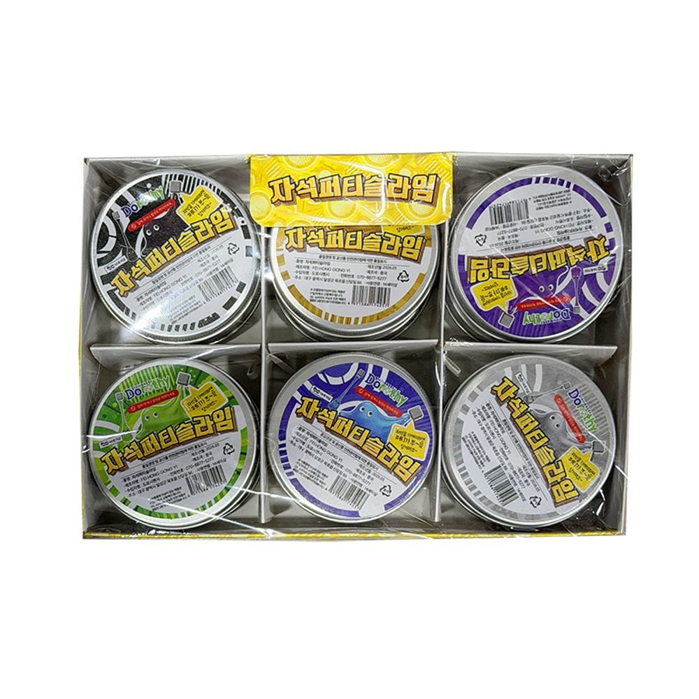 티키탭 자석 퍼티 슬라임 닥터 퍼티 6개입, 1set
