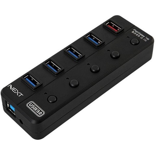 고속 usb 3.0 허브 4포트 개별 usb 유전원 허브 스마트폰 - 상품 이미지