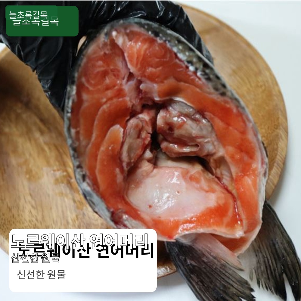 노르웨이 연어머리 500g 구이 조림용 냉동 연어 특수부위 - 상세 이미지 2