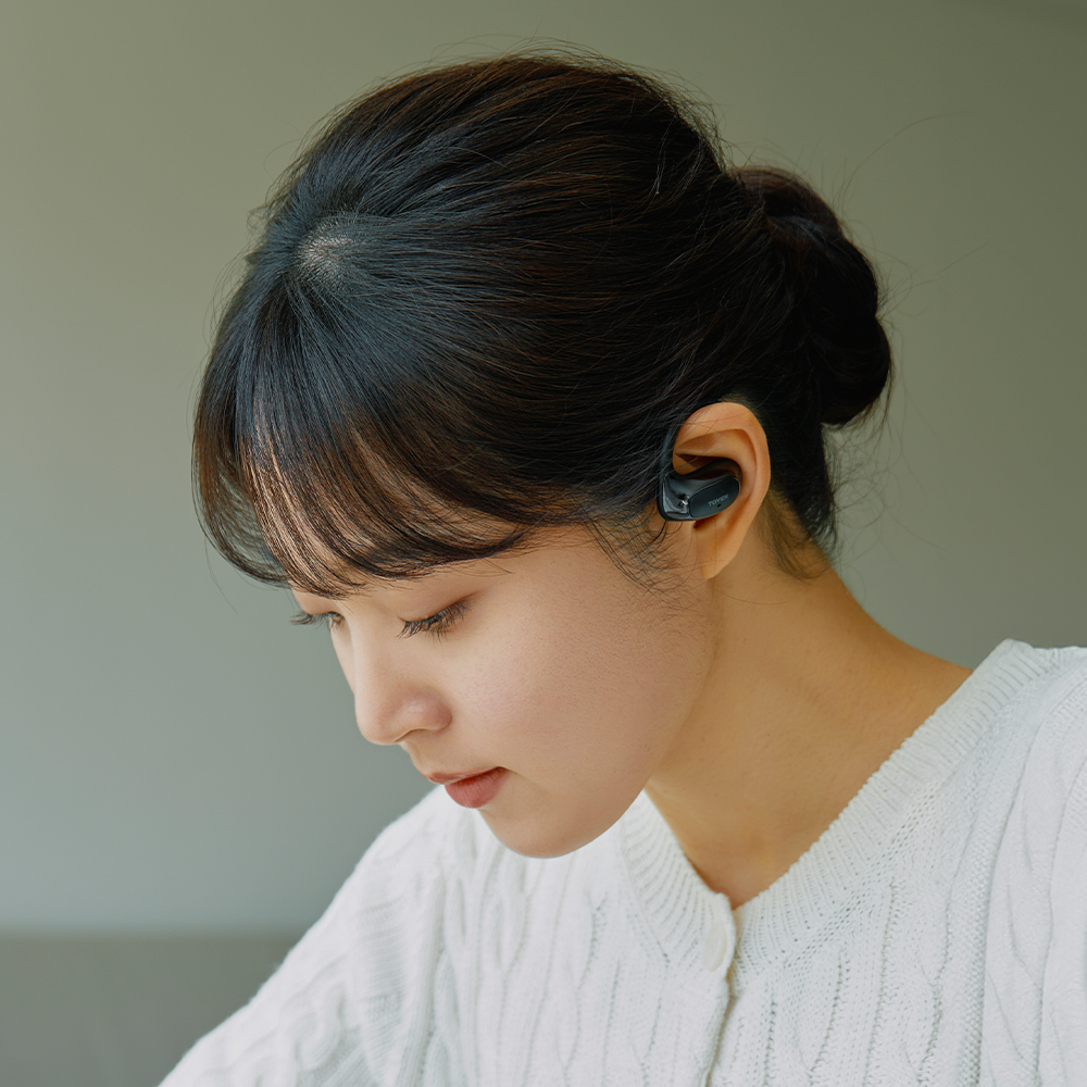 토븐 웨이브X O5 귀안아픈 오픈형 무선 블루투스 이어폰 노이즈캔슬링 러닝 운동 귀걸이형 이미지 8