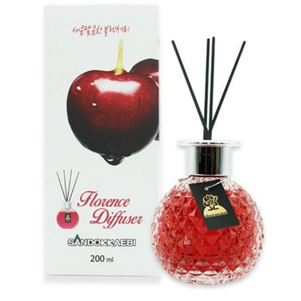 집들이선물 블랙체리 향 디퓨져 200ml 인테리어 블랙체리 디퓨져 선물용 향기 - 상세 이미지 2