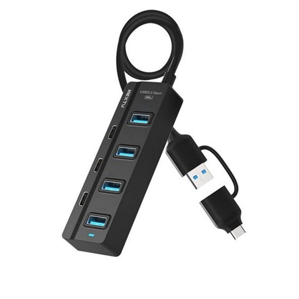 멀티포트 usb 허브 7포트 데이터 노트북 허브 휴대용 콤보 확장 - 상세 이미지 2