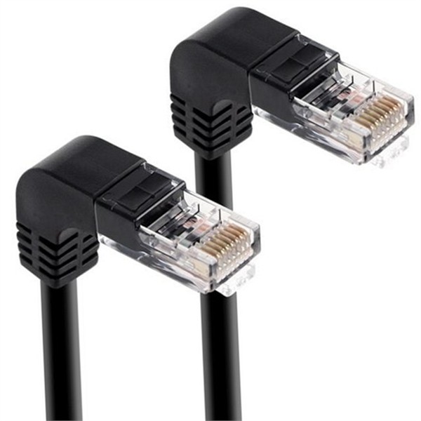아래쪽 utp 랜 케이블 10M ㄱ자형 cat6 랜 케이블 네트워크 - 상세 이미지 2