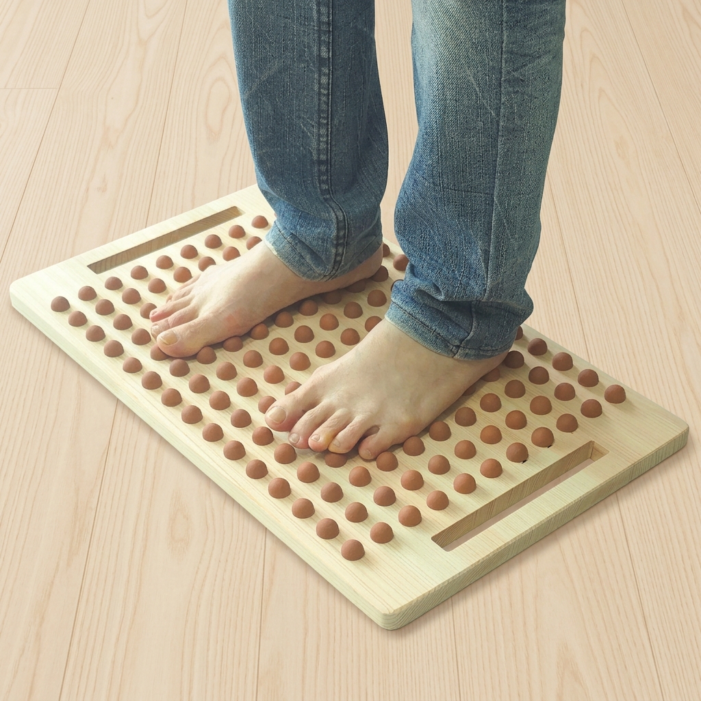 원목발받침대 책상 사무실 의자 발판 다리거치대 스트레칭 - 상세 이미지 3