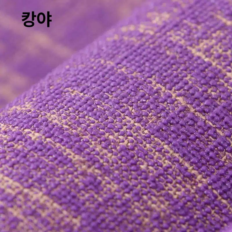 여성용 두꺼운 요가 미끄럼 방지 홈 피트니스 운동용 와인레드 183x61cm 5mm(숙련자) - 상세 이미지 4