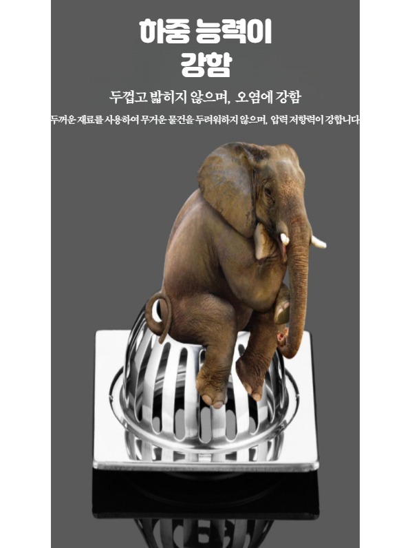 옥상 우수관 커버 거름망 루프 드레인 스텐 지붕 배수구 3인치 원형 175mm - 상세 이미지 4