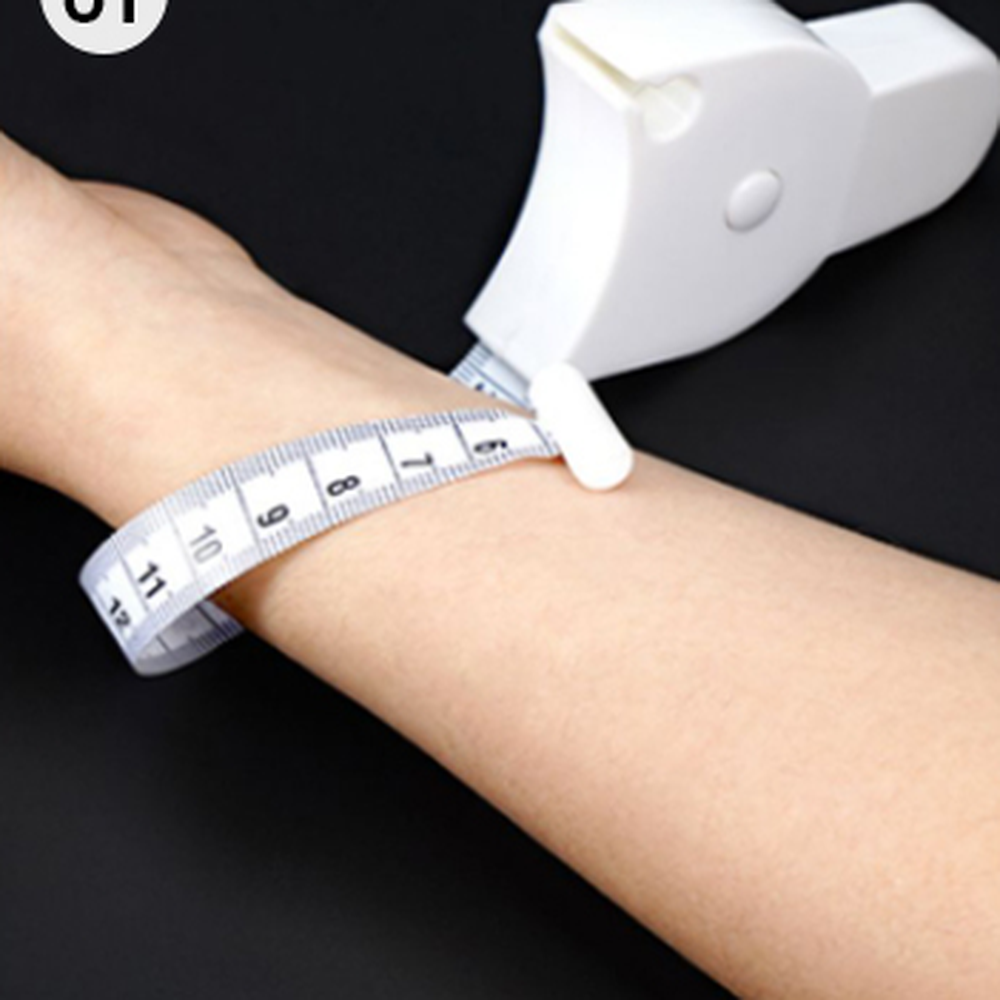 원터치감김허리둘레자동줄자 자동고정신체사이즈다이어트줄자 피팅측정건강관리 150cm - 상세 이미지 2