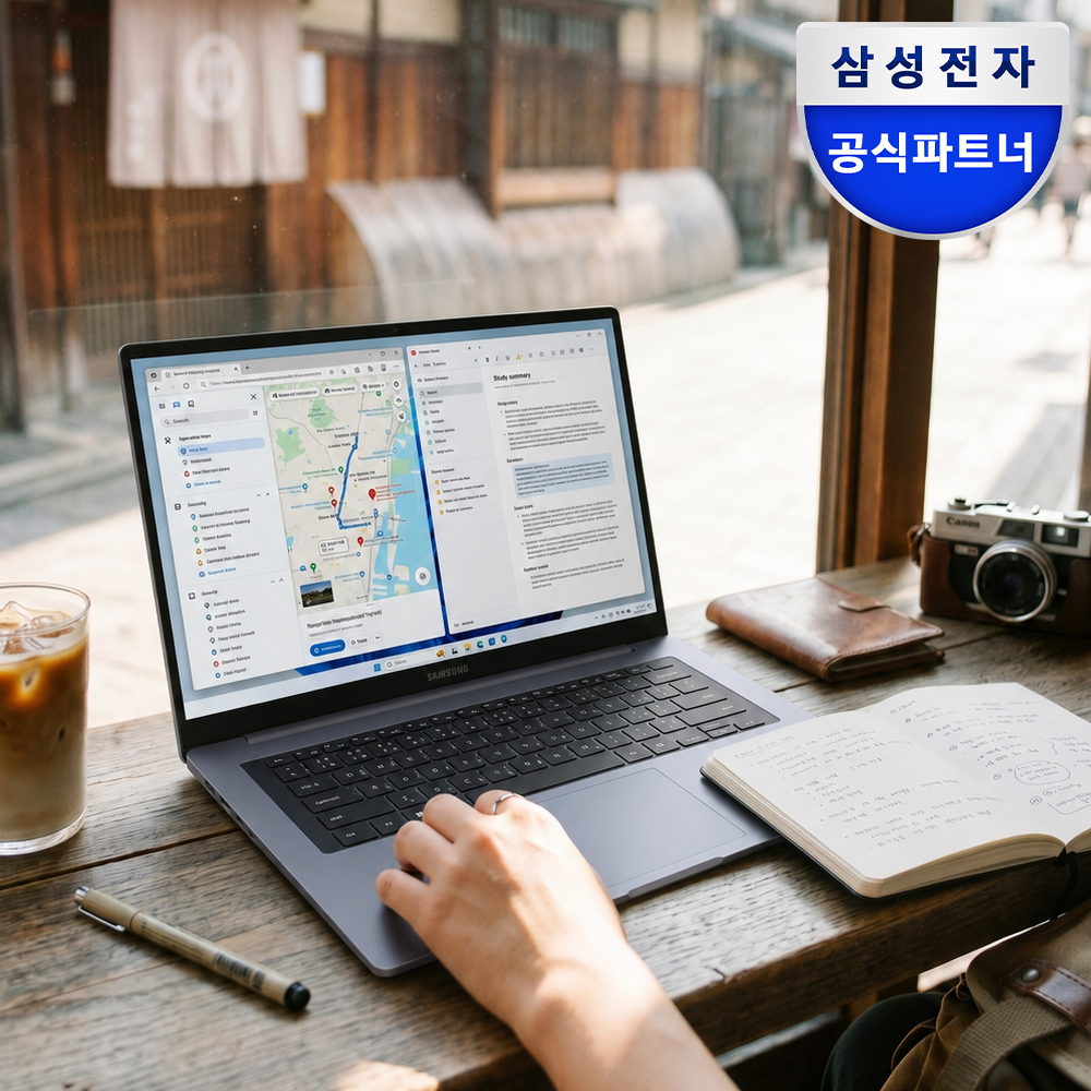 [구매 선물] 삼성 갤럭시북6 NT740VJT-A51A U5 16GB 256GB 휴대성 좋고 가벼운 강의용 업무용 AI 노트북