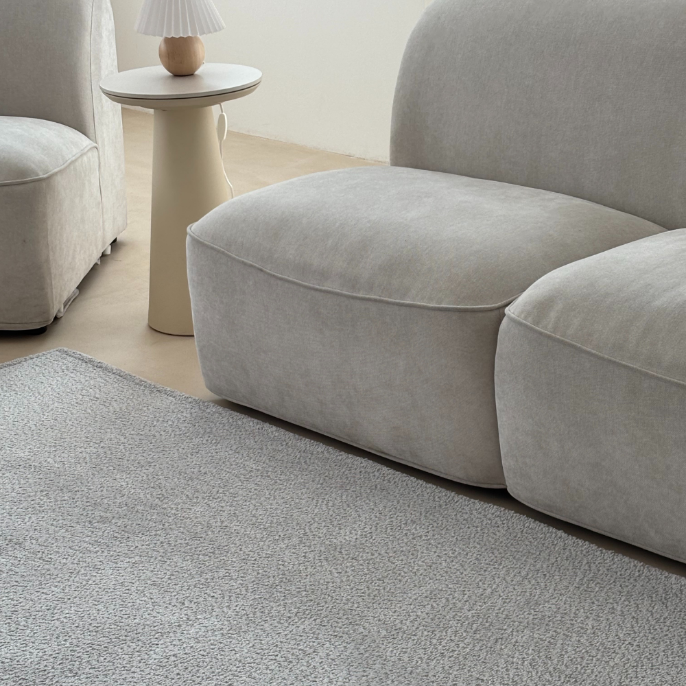 부클레 사계절 러그 거실 인테리어 논슬립 Boucle Rug 블루그레이, 170x230cm 이미지 6
