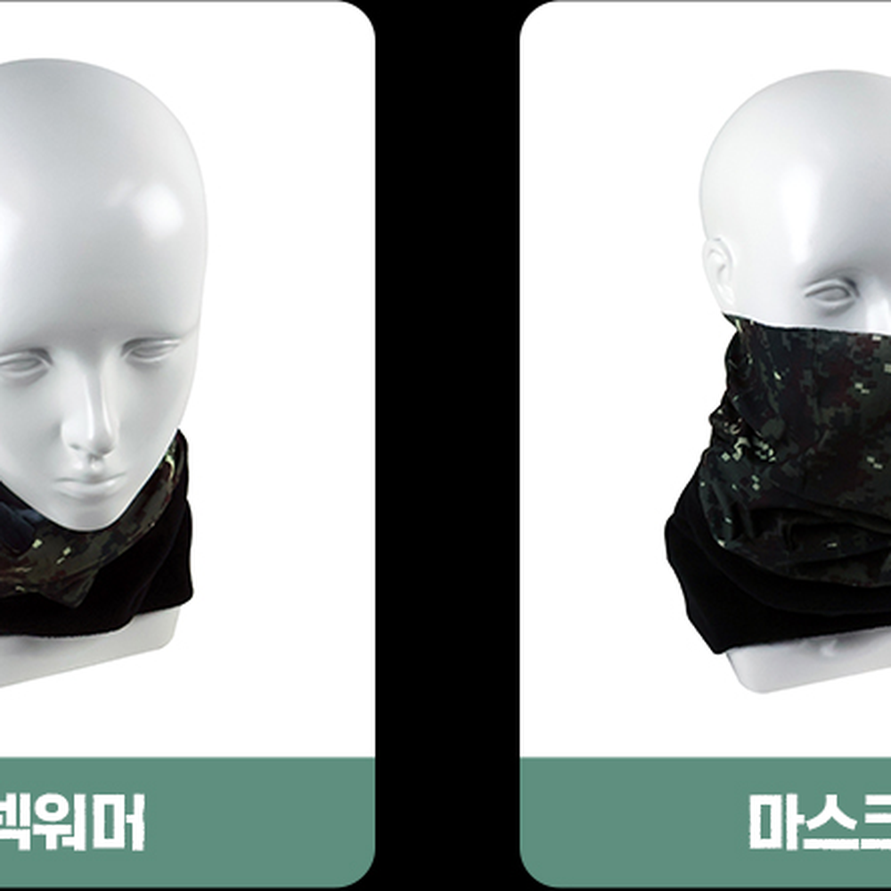 라이딩필수템등산두건 밀리터리패턴겨울용멀티스카프 기모내피야외활동넥워머 - 상세 이미지 5