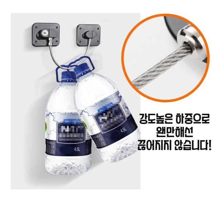 미닫이 문 걸쇠 잠금 슬라이딩도어 시건장치 - 상세 이미지 4