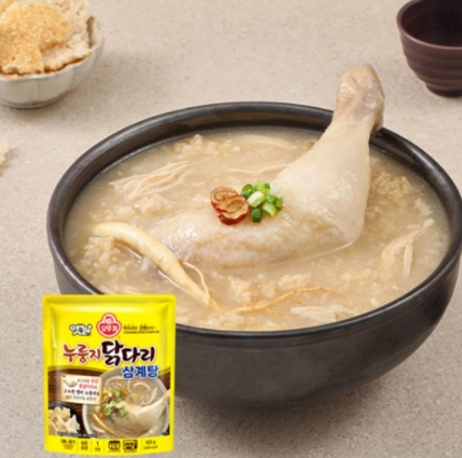오뚜기 누룽지 닭다리 삼계탕 500g 보양식 간편식 국물 요리 집밥 밀키트 즉석 레토르트 영양식 이미지 7