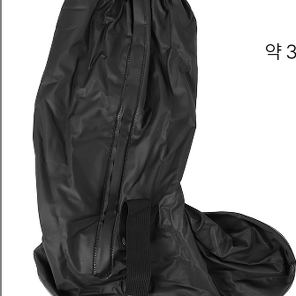 PVC방수빗길운전방수장화 미끄럼방지밑창레인부츠 롱기장장마철라이딩장화 1쌍 65도넓은입구 - 상세 이미지 4