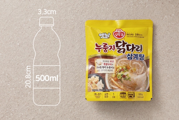 오뚜기 누룽지 닭다리 삼계탕 500g 보양식 간편식 국물 요리 집밥 밀키트 즉석 레토르트 영양식 - 상세 이미지 4