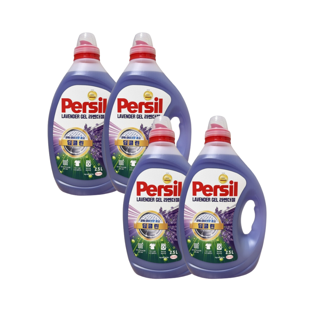 퍼실 파워 마이크로 효소 라벤더 2.5L x4개 겸용 세탁세제 - 상품 이미지