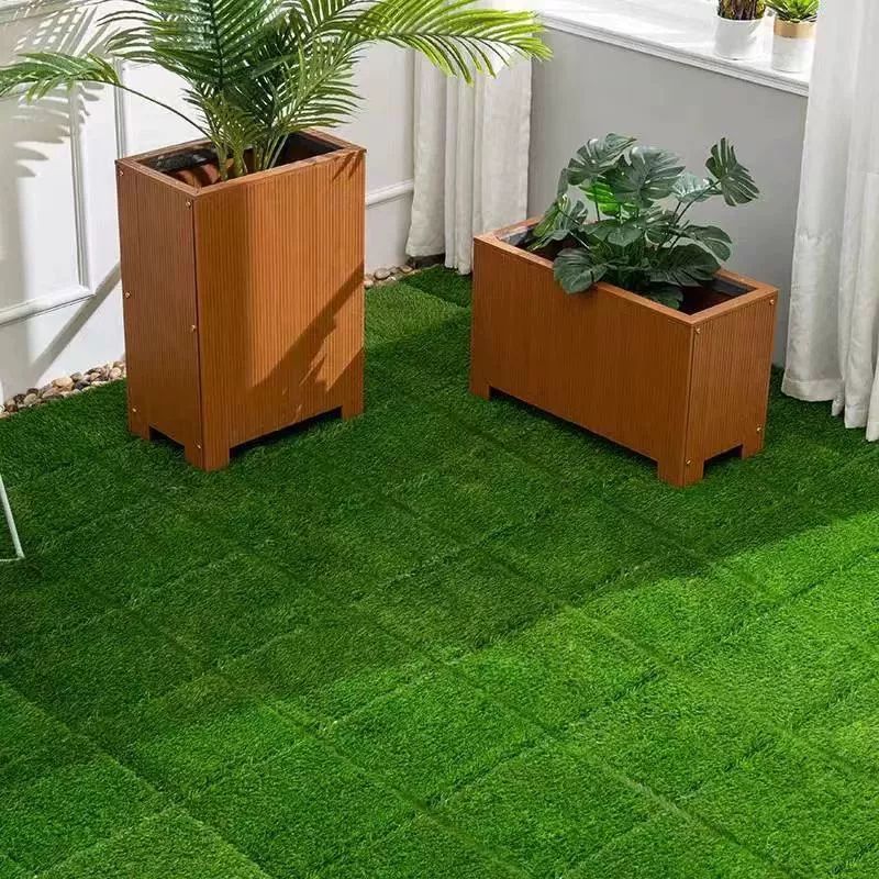 조립식 인조잔디 타일 베란다 옥상 마당 테라스 셀프 시공 배수 매트 조립식 잔디블록 30x30cm - 상세 이미지 2