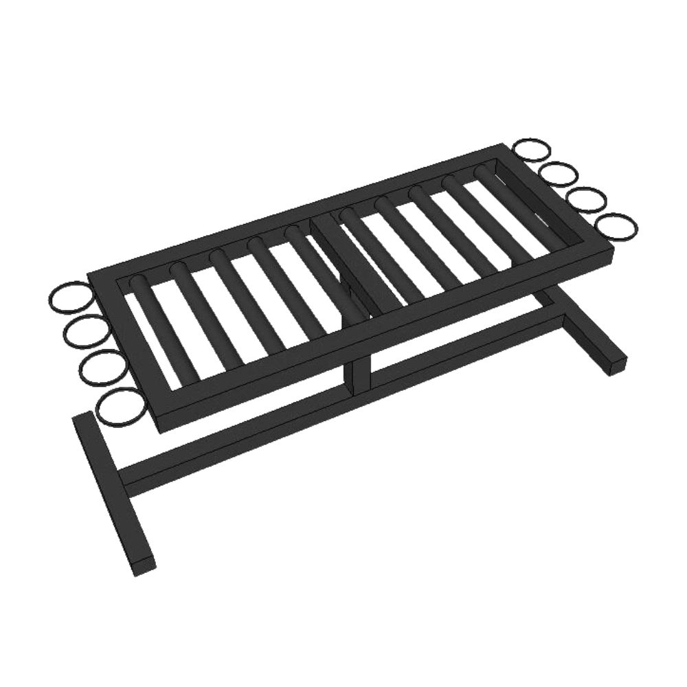 탁구채 거치대 정리대 브래킷 라켓 홀더 보관랙 선반 블랙 - 상품 이미지