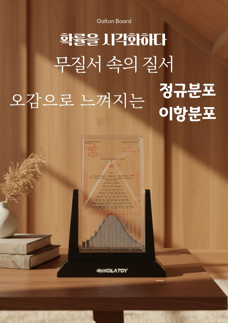 테슬라 밸브 항공 유체역학 감압 과학 교구 교육 교재 갈톤 Galton 갤턴 보드 정규분포 - 상세 이미지 4
