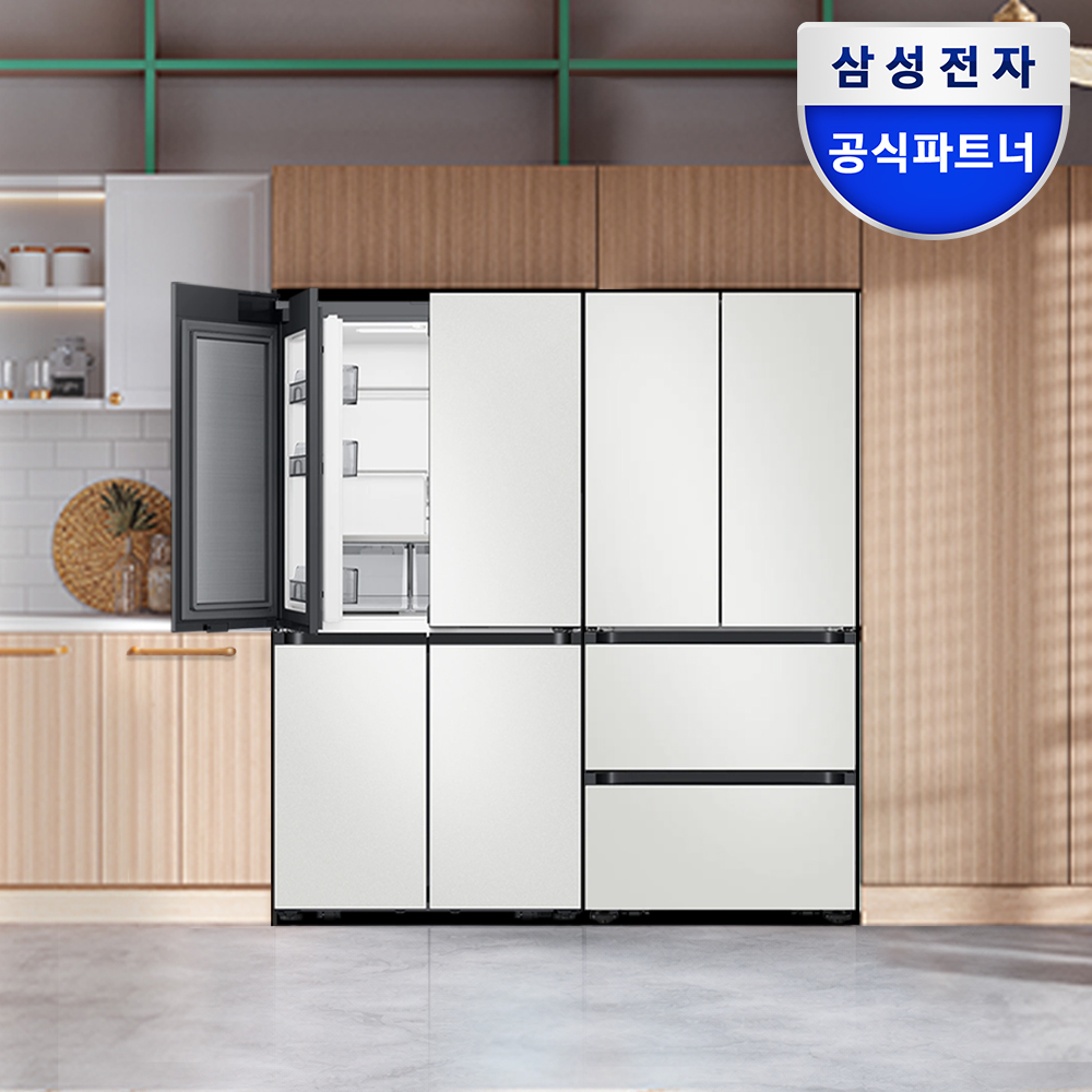 삼성 냉장고 김치냉장고 키친핏 세트 푸드쇼케이스 RM70F63M2A RK70F42M2A 상품 이미지