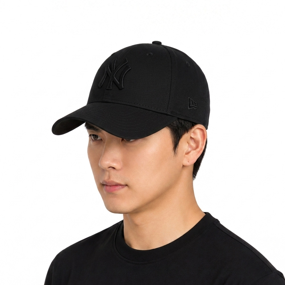 뉴에라 MLB 모자 리그 에센셜 뉴욕 양키스 볼캡 블랙 80468932 - 상세 이미지 3