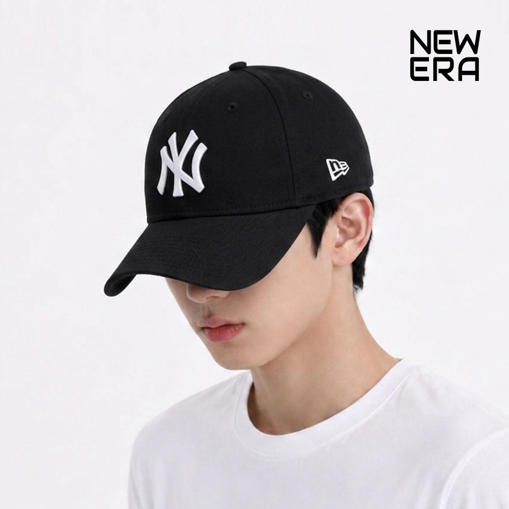 뉴에라 MLB 모자 리그 에센셜 뉴욕 양키스 볼캡 블랙/화이트 10531941 - 상세 이미지 2