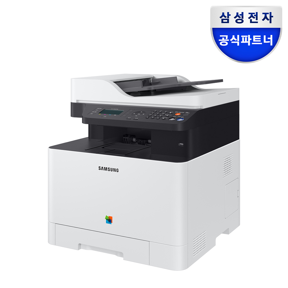 삼성전자 컬러 레이저 복합기 SL-C1665FW 빠른출력 팩스 WiFi 네트워크 토너포함 - 상품 이미지