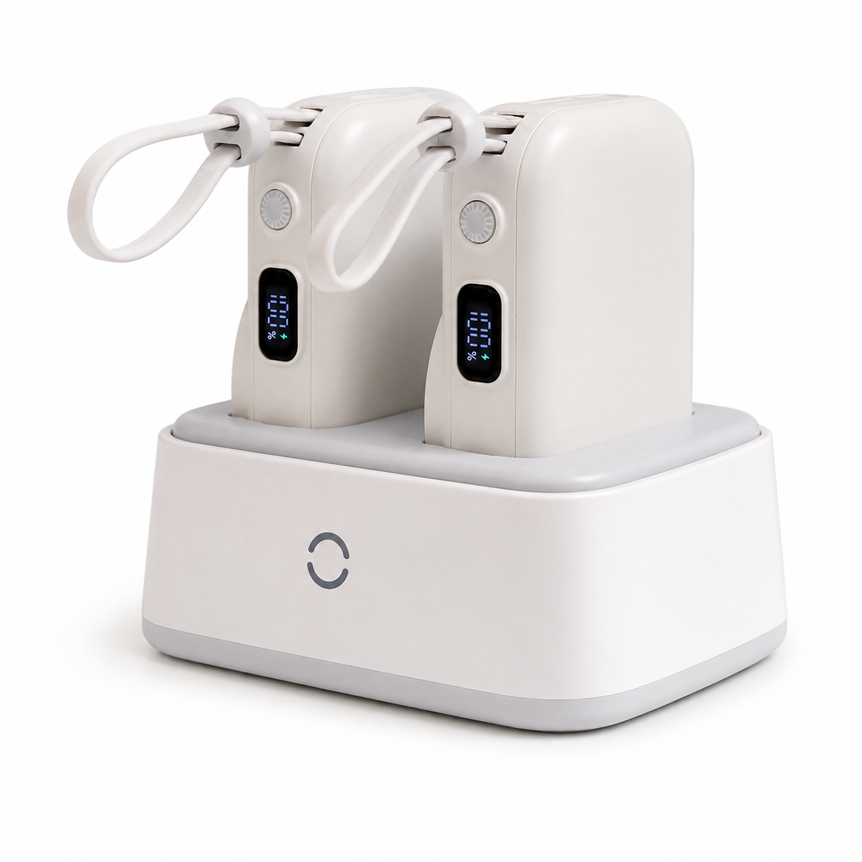 맥세이프 보조배터리 2개+크래들세트 9600mAh PD고속충전 8핀 C타입 동시충전 일체형 이미지 6
