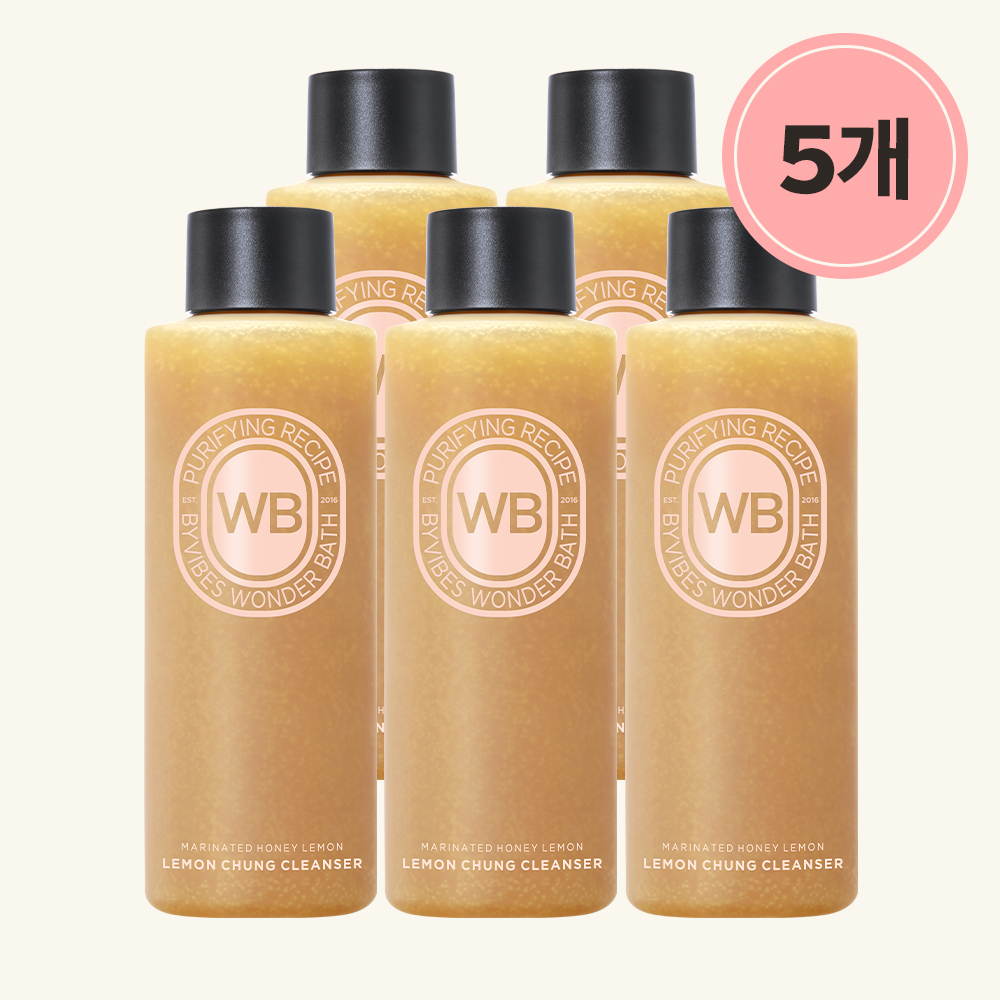 네이버 원더바스 팩클렌저 200ml 5개 레몬청