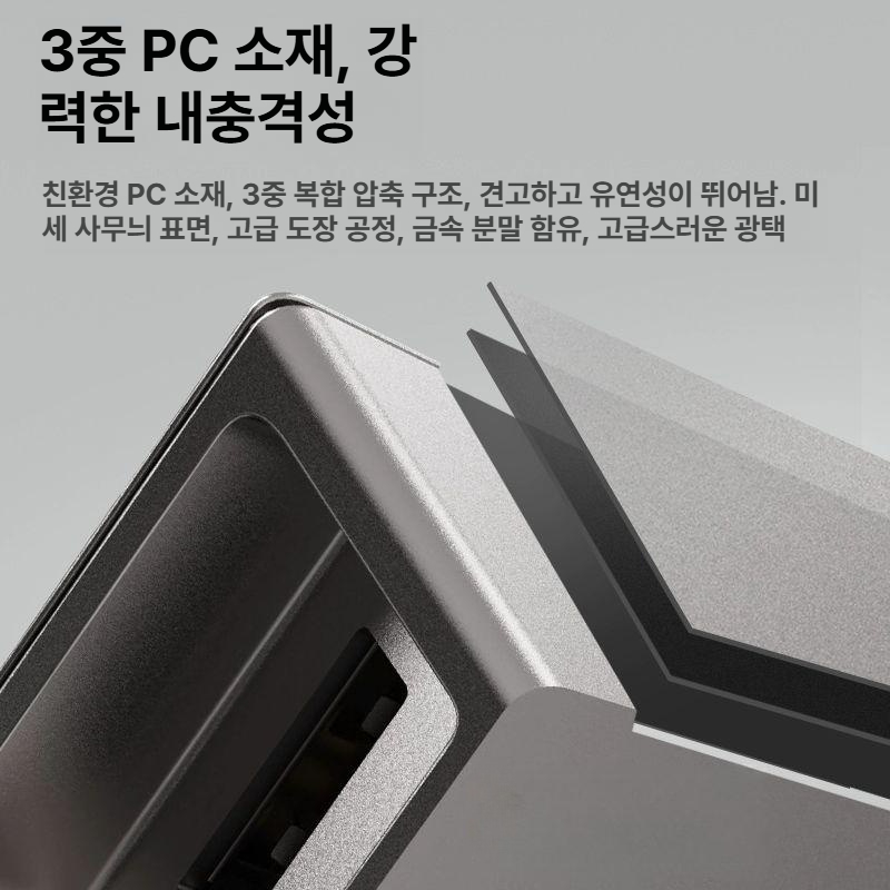 테슬라 모델3 모델Y USB 허브 글로브박스 허브 USB C 확장허브 사이버트럭 디자인 [신형 모델 3] - 상세 이미지 5