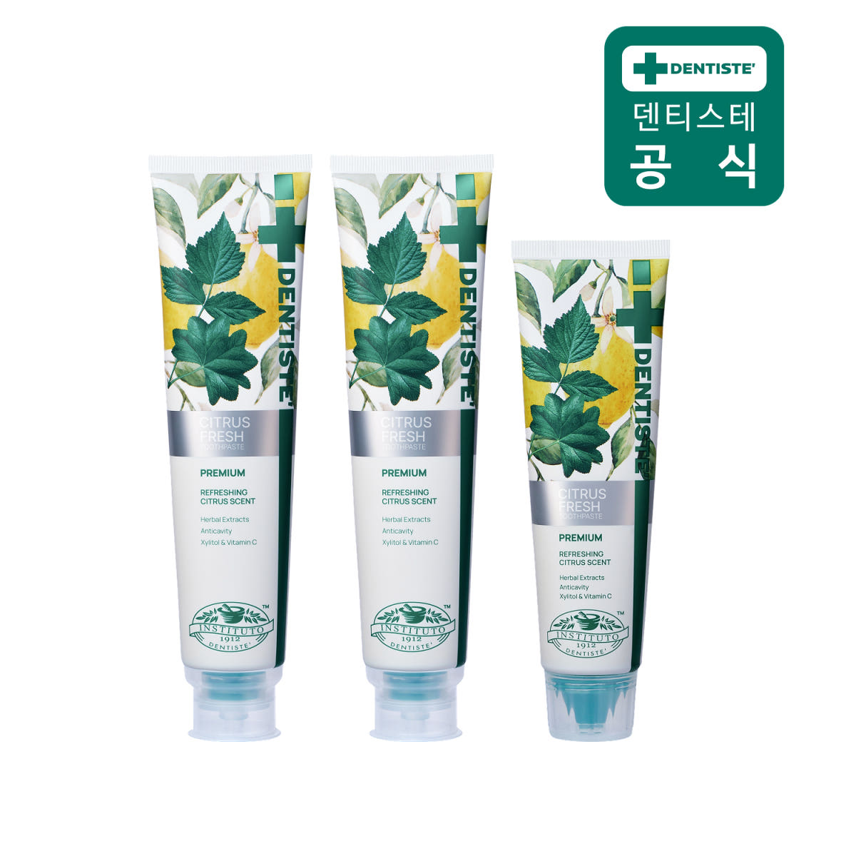 덴티스테 시트러스 후레쉬 치약 트리플 기획팩 200g 2개 + 100g 1개 가격 추이 덴티스테공식샵 덴티스테 시트러스 후레쉬 치약 트리플 기획팩 200g 2개 + 100g 1개 - 최저가 33,900원