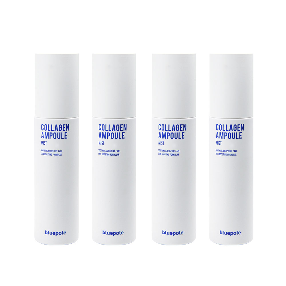 블루폴 콜라겐 앰플 미스트 저자극 수분충전 보습 주름 미백 스킨케어 100ml, 4개 - 상품 이미지