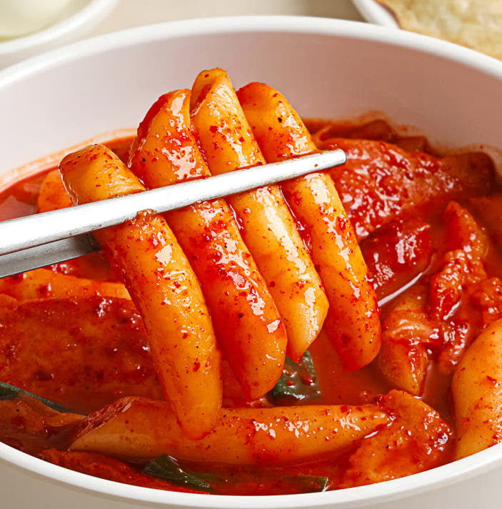 극소수 햄킷 떡볶이 3종 밀키트 1인분 오리지널 어묵 국물 350g 보통맛