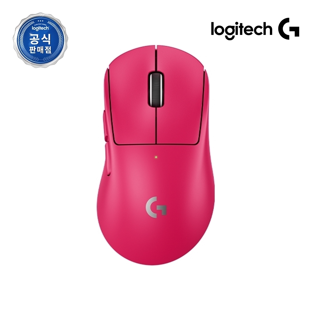 로지텍코리아 공식 G PRO X SUPERLIGHT 2 DEX 게이밍 마우스 핑크 - 메인 이미지