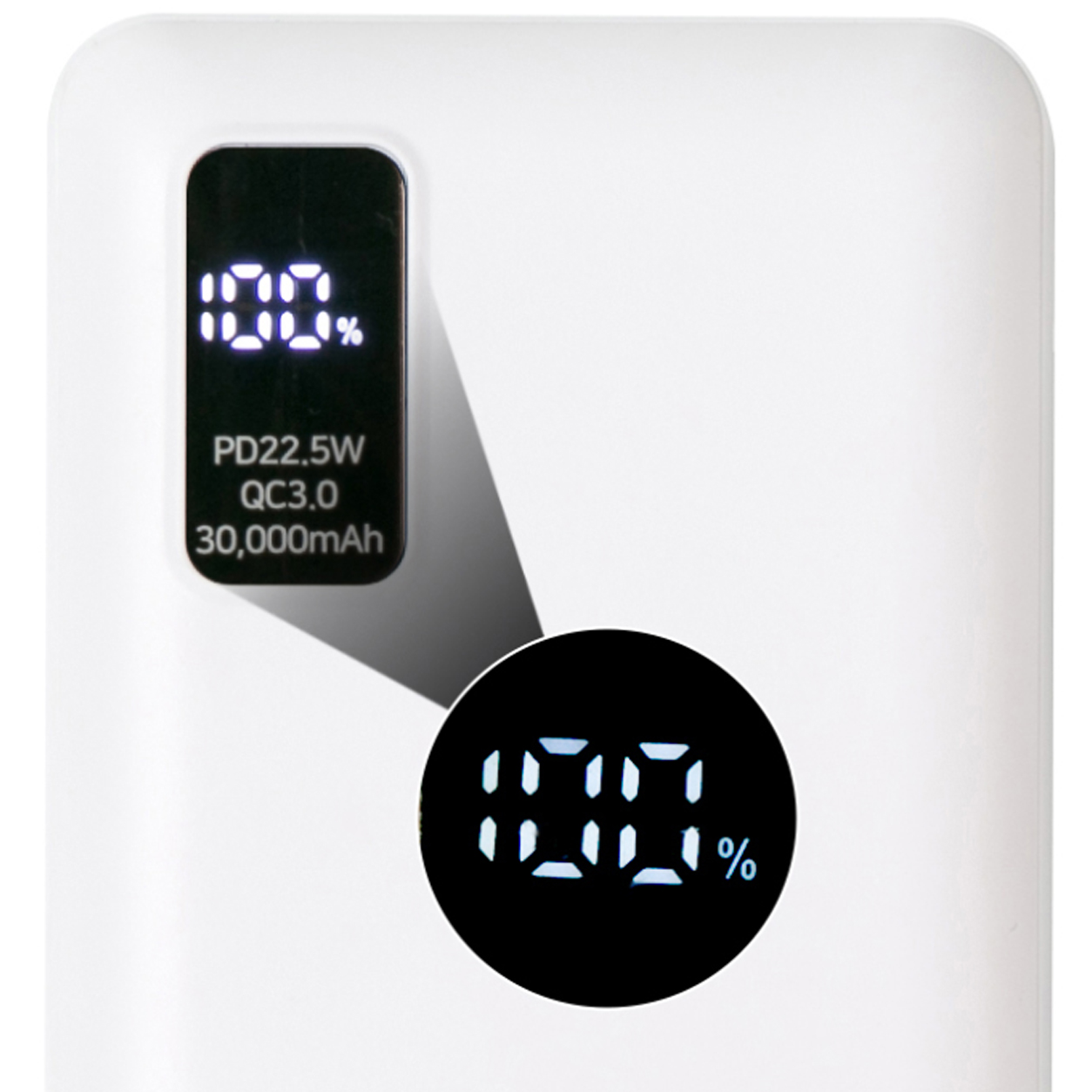보조배터리 30000mAh 대용량 PD 고속충전 USB-C+USB-A 3포트 동시충전 - 상세 이미지 2
