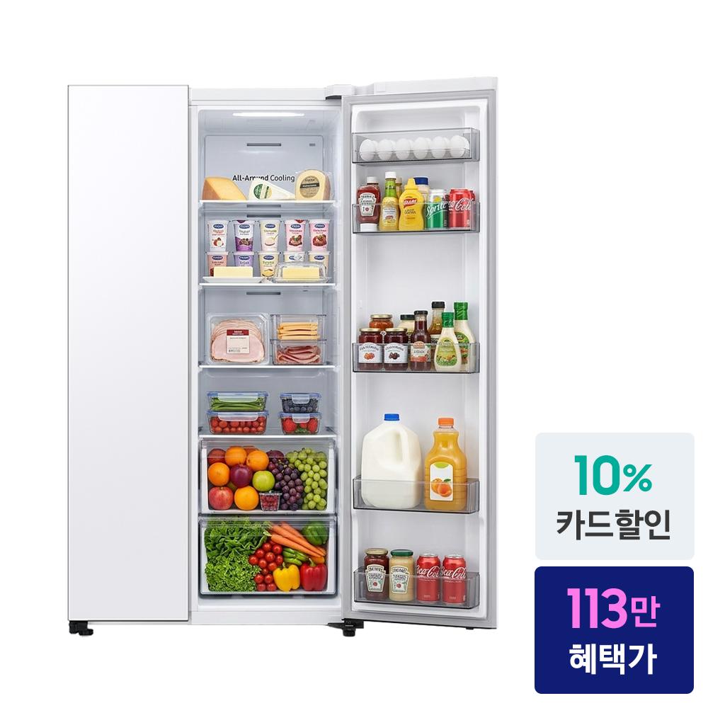 삼성 냉장고 양문형 2도어 852L 삼성냉장고900리터 이하 500리터 이상 AI절약모드 상품 이미지