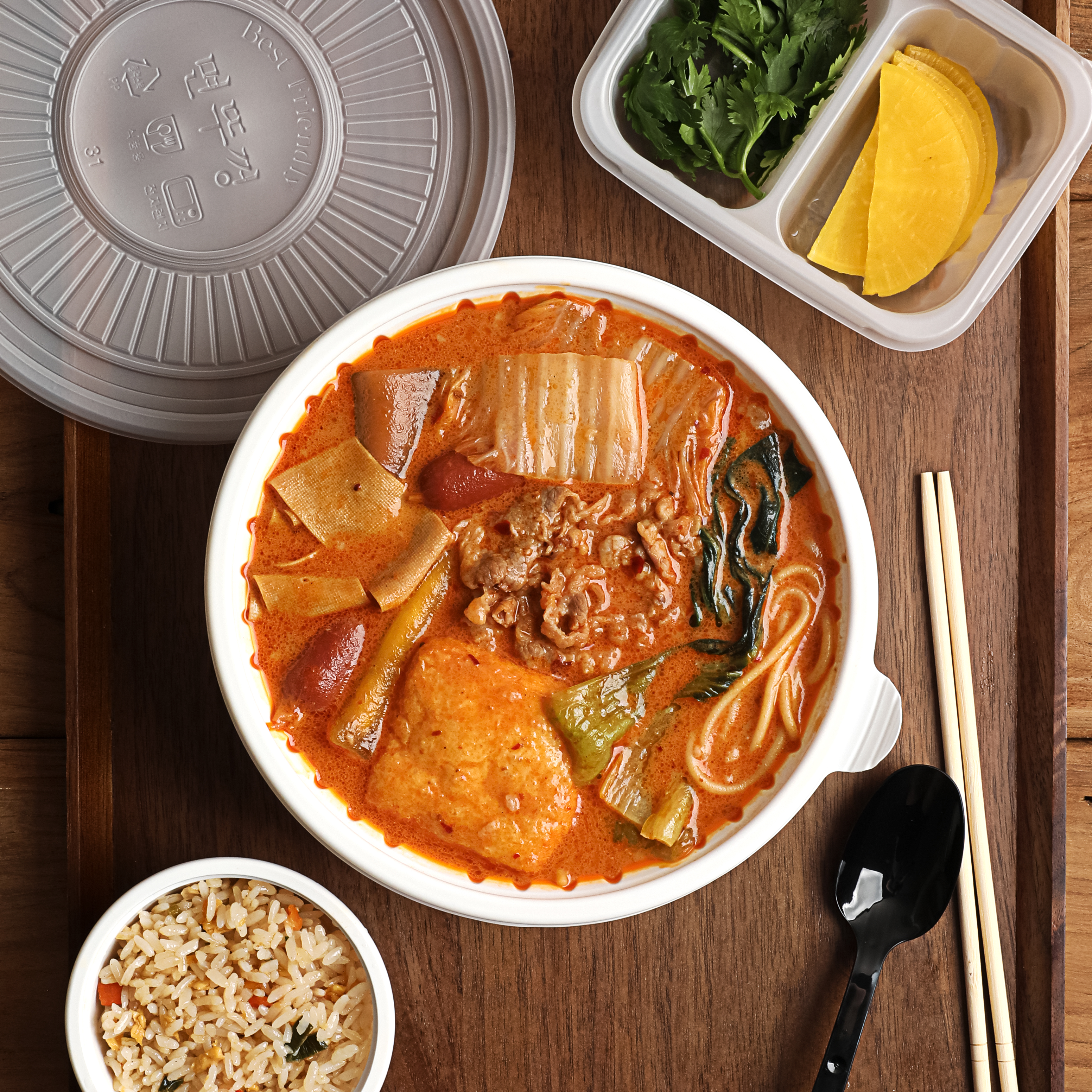 햄킷 마라탕 밀키트 1인분 즉석조리 300g 매콤 냉동 훠궈 간편조리 야식 캠핑 안주 상품 이미지